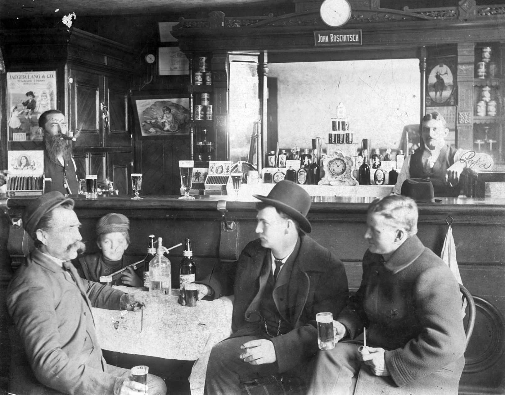 John Roschitsch Saloon, ca. 1900